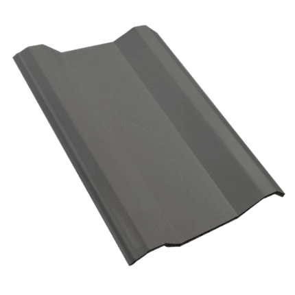 Teja UPVC Rigida Alveolar Gris 10mm ASA