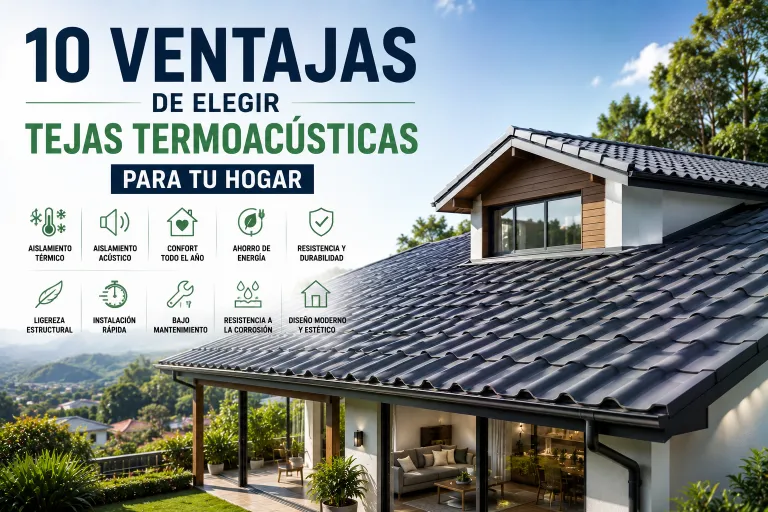 10 Ventajas de Elegir Tejas Termoacústicas para tu Hogar