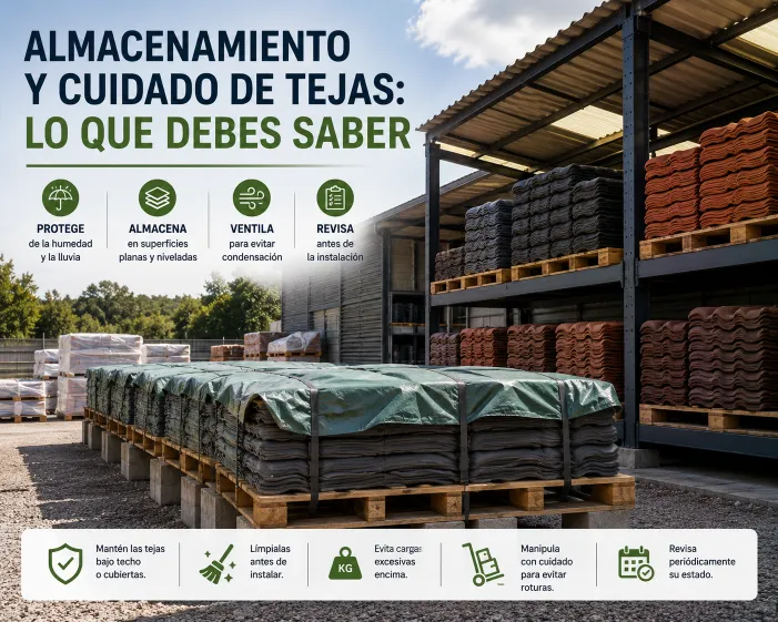 Almacenamiento y Cuidado de Tejas: Lo Que Debes Saber