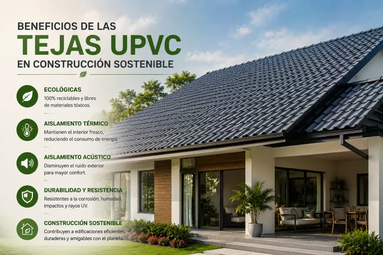 Beneficios de las Tejas UPVC en Construcción Sostenible