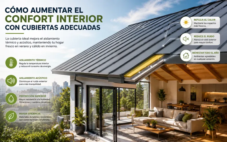 Cómo Aumentar el Confort Interior con Cubiertas Adecuadas