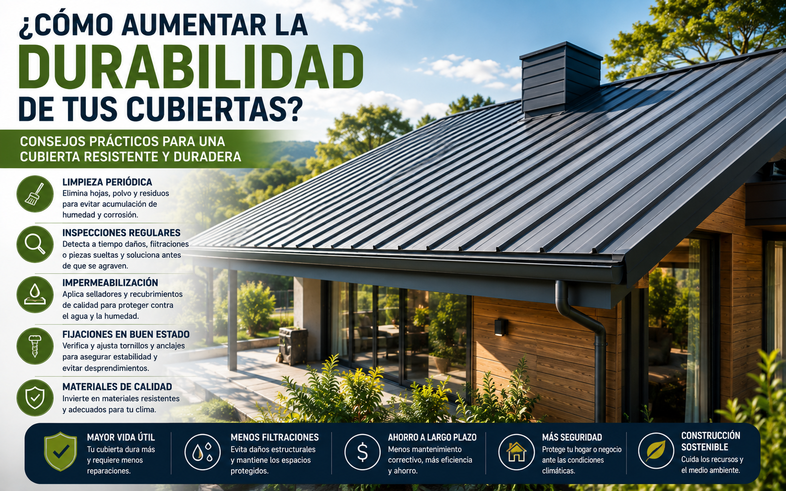 Cómo Aumentar la Durabilidad de tus Cubiertas