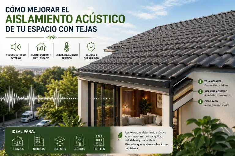 Cómo Mejorar el Aislamiento Acústico de Tu Espacio con Tejas