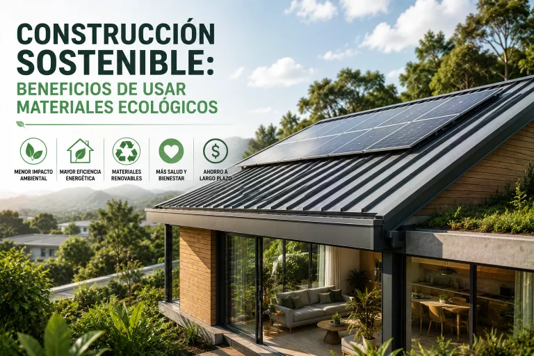 Construcción Sostenible: Beneficios de Usar Materiales Ecológicos