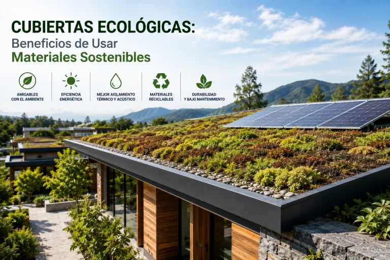 Cubiertas Ecológicas: Beneficios de Usar Materiales Sostenibles