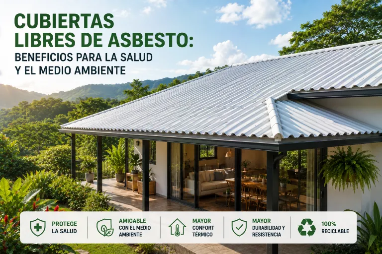 Cubiertas Libres de Asbesto: Beneficios para la Salud y el Medio Ambiente