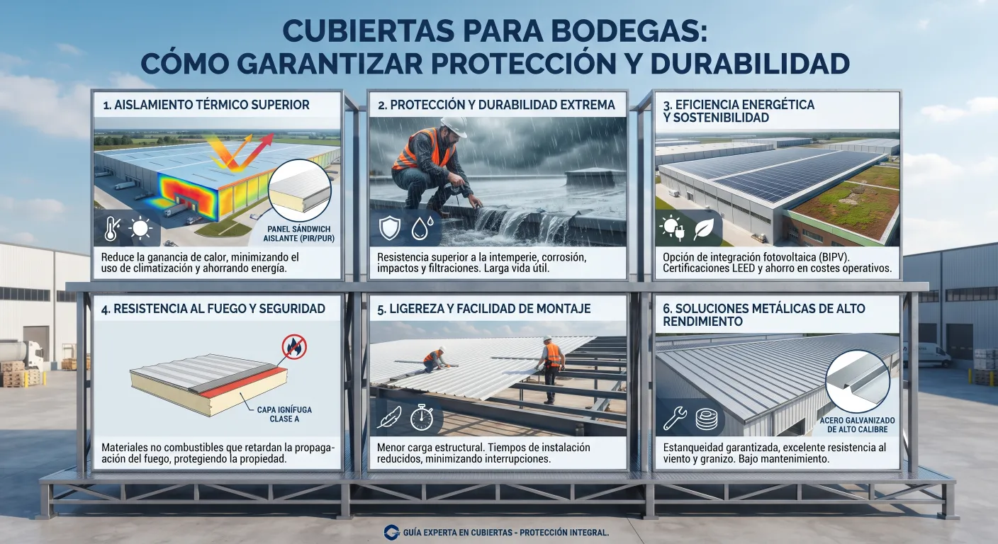 Cubiertas para Bodegas: Cómo Garantizar Protección y Durabilidad