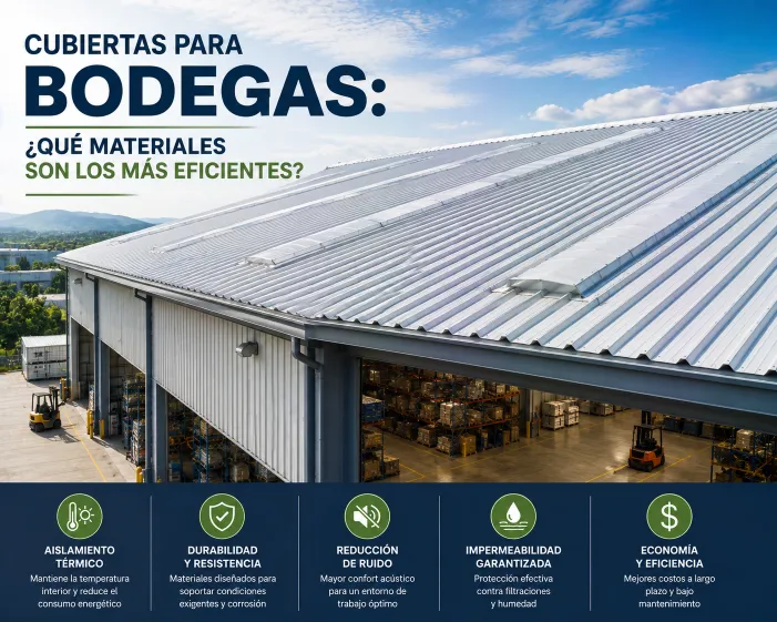 Cubiertas para Bodegas: ¿Qué Materiales Son los Más Eficientes?