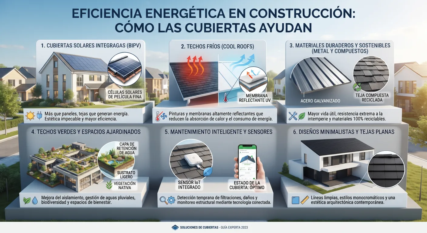 Eficiencia Energética en Construcción: Cómo las Cubiertas Ayudan