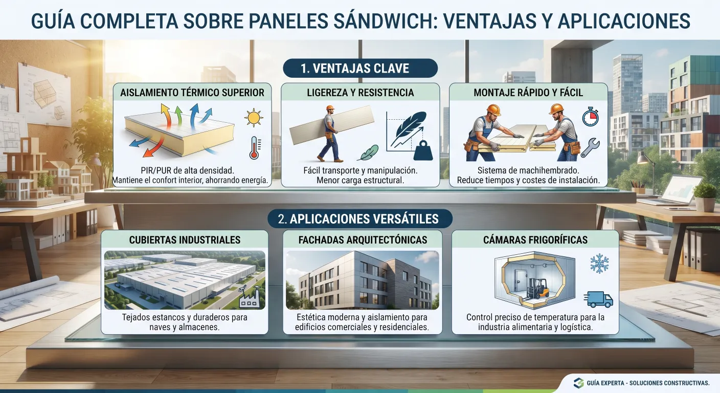 Guía Completa sobre Paneles Sándwich: Ventajas y Aplicaciones