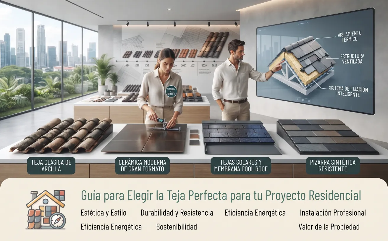 Guía para Elegir la Teja Perfecta para tu Proyecto Residencial