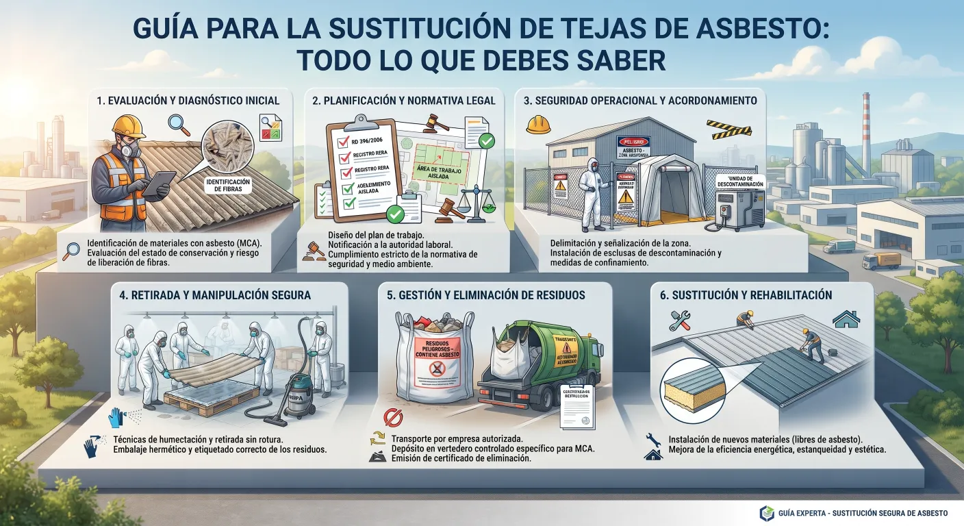 Guía para la Sustitución de Tejas de Asbesto: Todo lo que Debes Saber