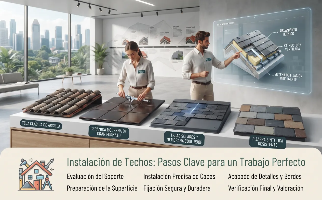 Instalación de Techos: Pasos Clave para un Trabajo Perfecto