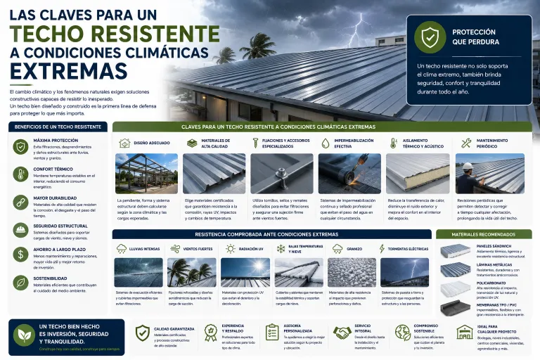 Las Claves para un Techo Resistente a Condiciones Climáticas Extremas