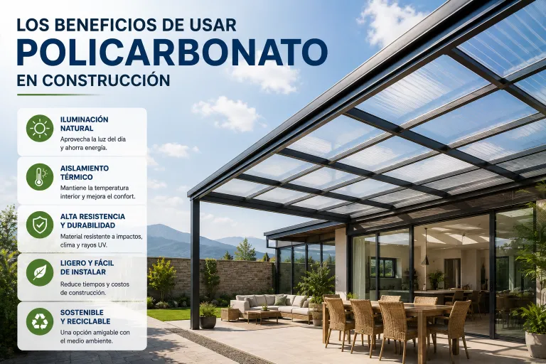 Los Beneficios de Usar Policarbonato en Construcción
