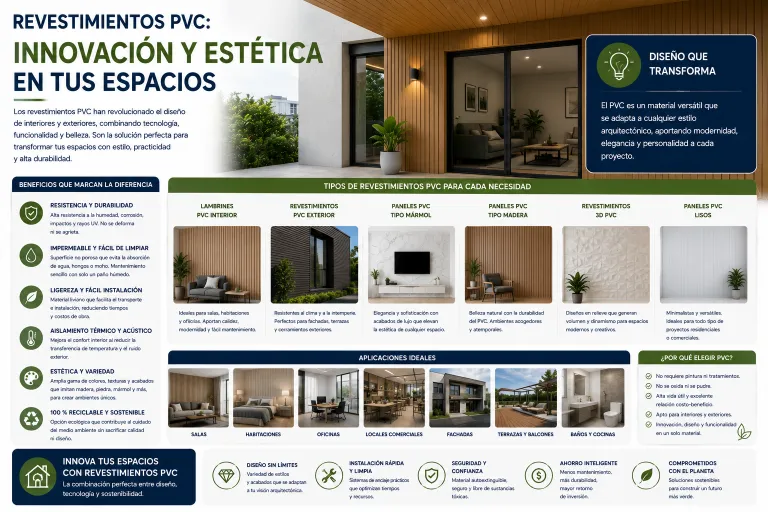 Revestimientos PVC: Innovación y Estética en tus Espacios