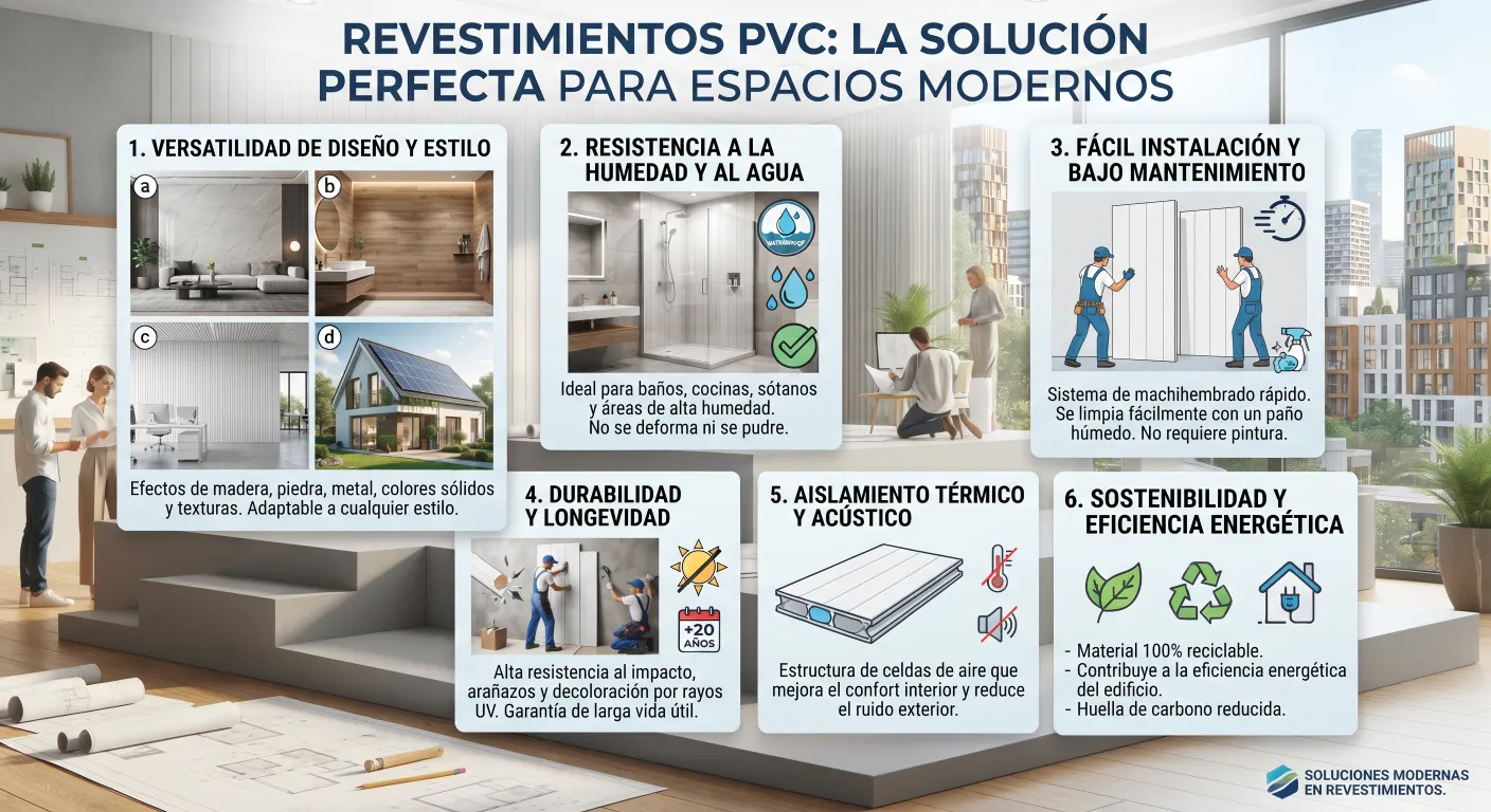 Revestimientos PVC: La Solución Perfecta para Espacios Modernos