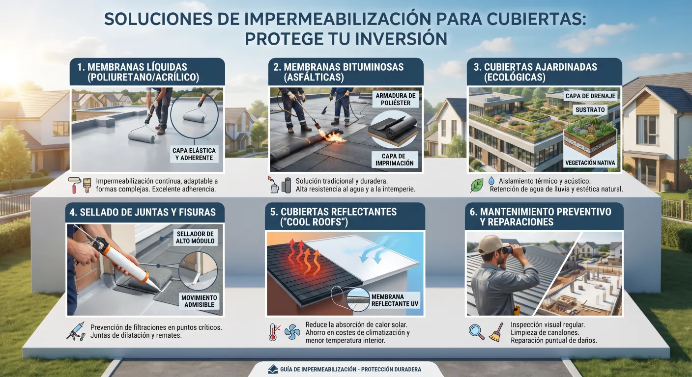 Soluciones de Impermeabilización para Cubiertas: Protege tu Inversión
