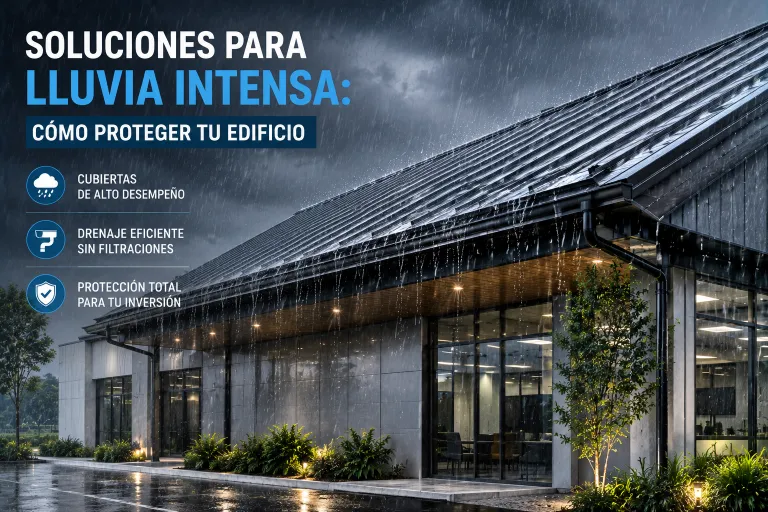 Soluciones para Lluvia Intensa: Cómo Proteger Tu Edificio