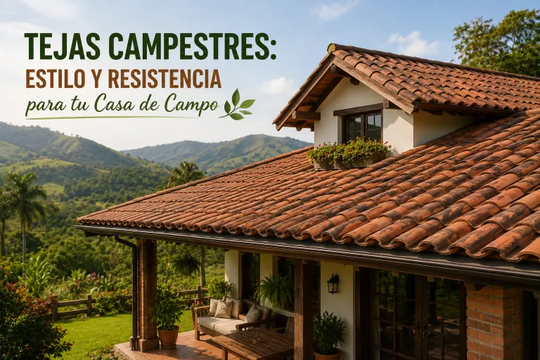Tejas Campestres: Estilo y Resistencia para tu Casa de Campo