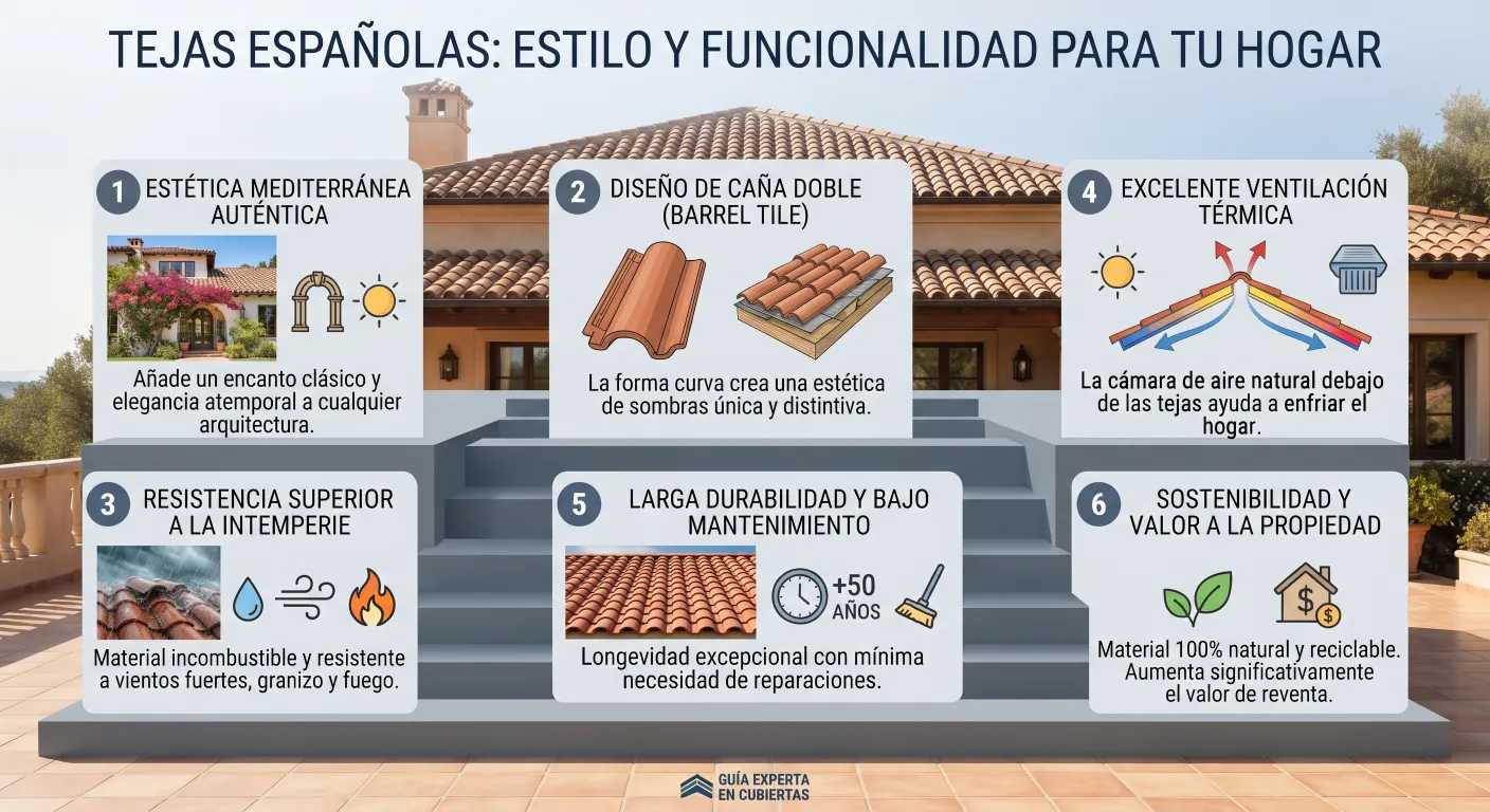 Tejas Españolas: Estilo y Funcionalidad para tu Hogar