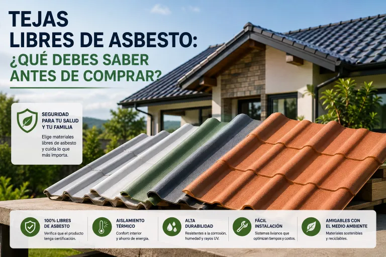 Tejas Libres de Asbesto: ¿Qué Debes Saber Antes de Comprar?