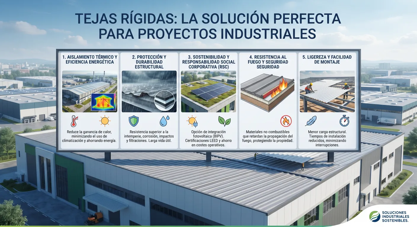 Tejas Rígidas: La Solución Perfecta para Proyectos Industriales