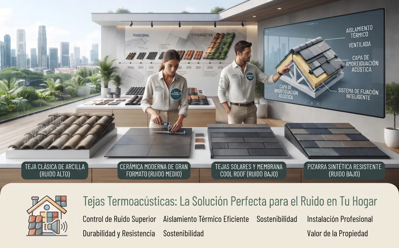 Tejas Termoacústicas: La Solución Perfecta para el Ruido en Tu Hogar