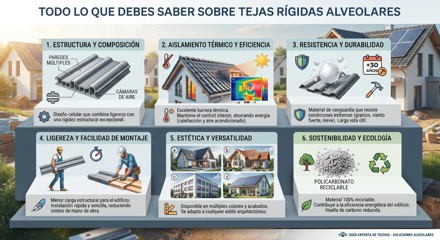 Todo lo que Debes Saber sobre Tejas Rígidas Alveolares