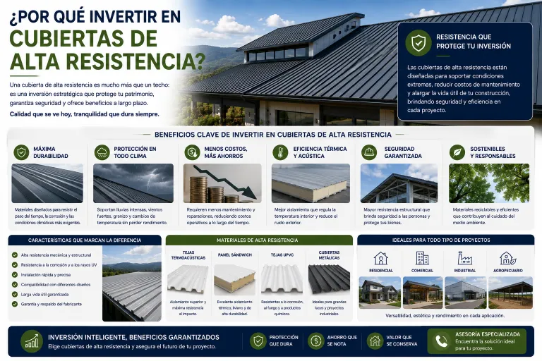 ¿Por Qué Invertir en Cubiertas de Alta Resistencia?