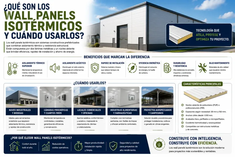 ¿Qué Son los Wall Panels Isotérmicos y Cuándo Usarlos?