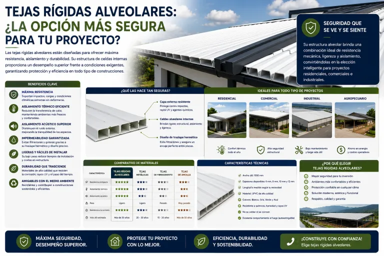 Tejas Rígidas Alveolares: ¿La Opción Más Segura para tu Proyecto?